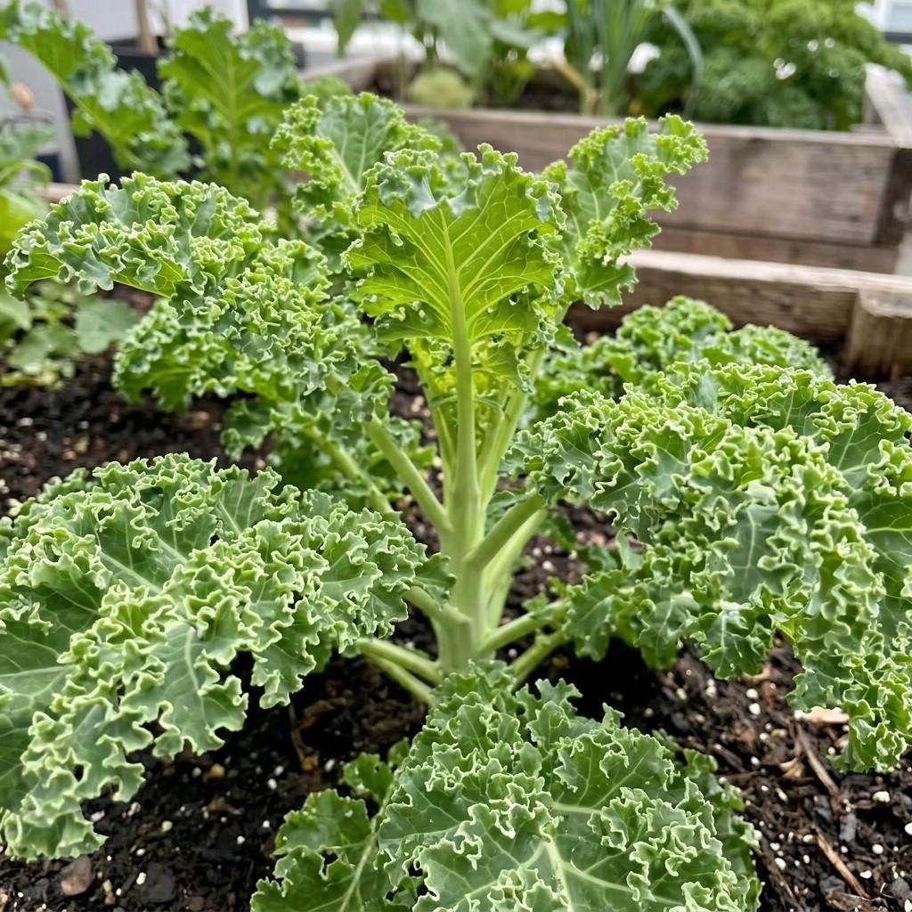 50Pcs Outdoor Kale Seeds Cool-Season Vegetable Seeds for Home Garden Cultivation