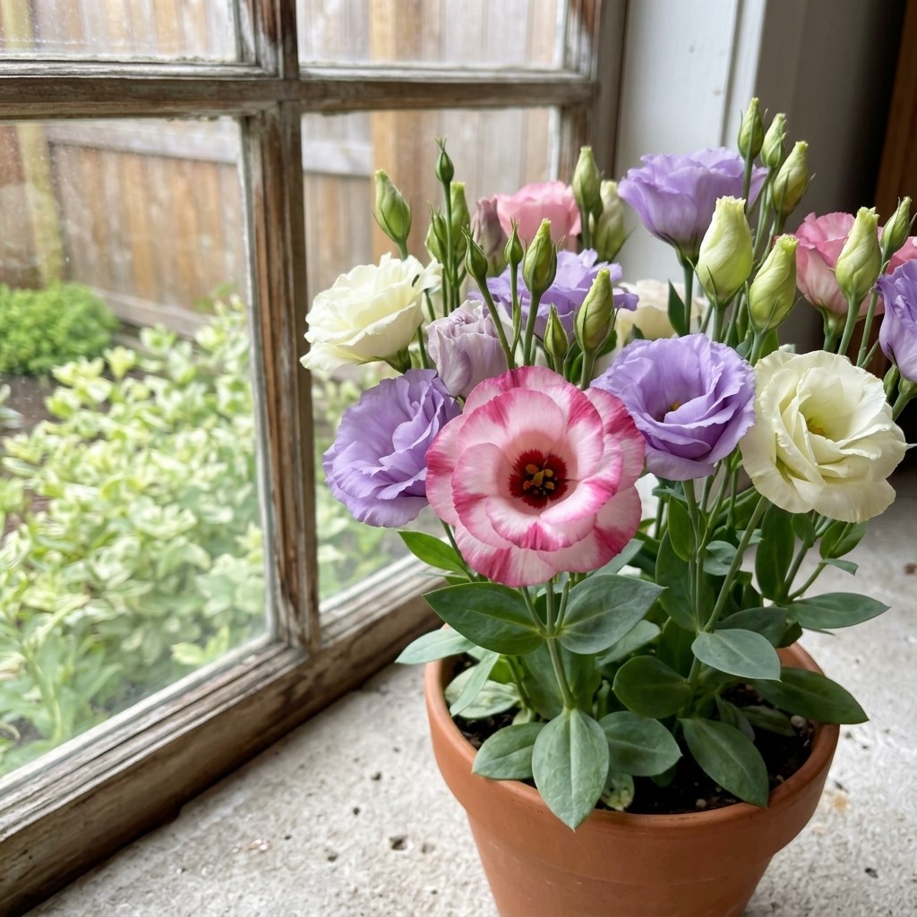 800PCS Lisianthus Seeds,Vibrant Garden Flowers for Outdoor Indoor Planting