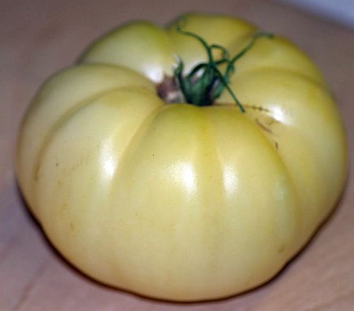 GREAT WHITE TOMATO * MILD FLAVOR * LOW ACID * HEIRLOOM * FEW SEEDS * 20 COUNT *