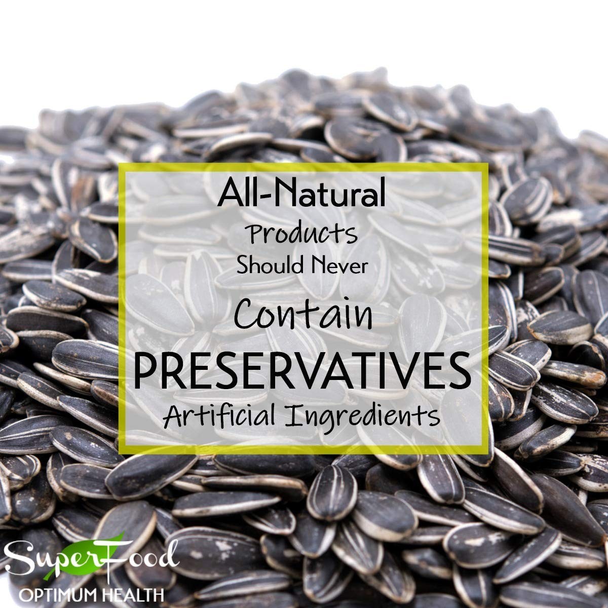 Raw Whole Sunflower Seeds 1 lb. | In-Shell, No Artificial Additives, Resealab…