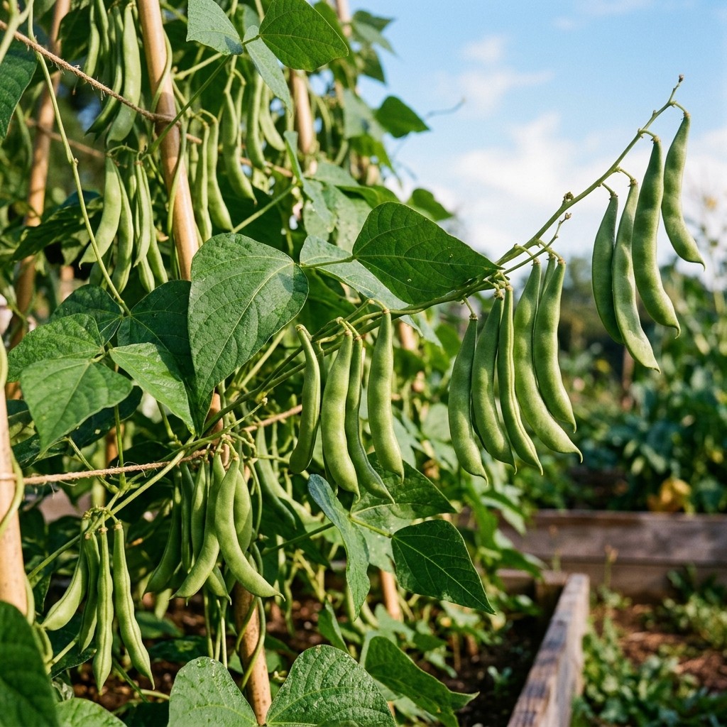 50 Pcs Edible Bean Seeds Annual Vegetable Plant Seeds for Outdoor Home Gardening
