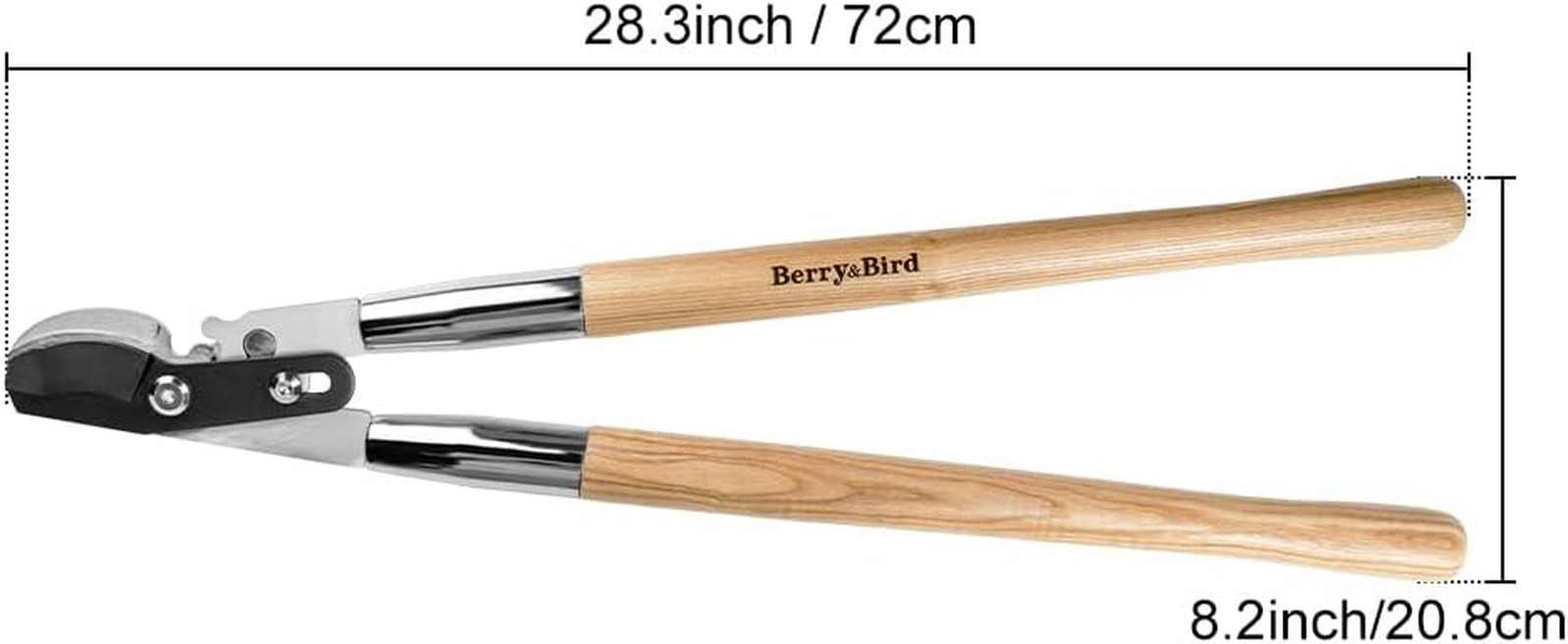 Loppers and Pruners Heavy Duty, 28 Inch Bypass Loppers with Compound Action, Lon