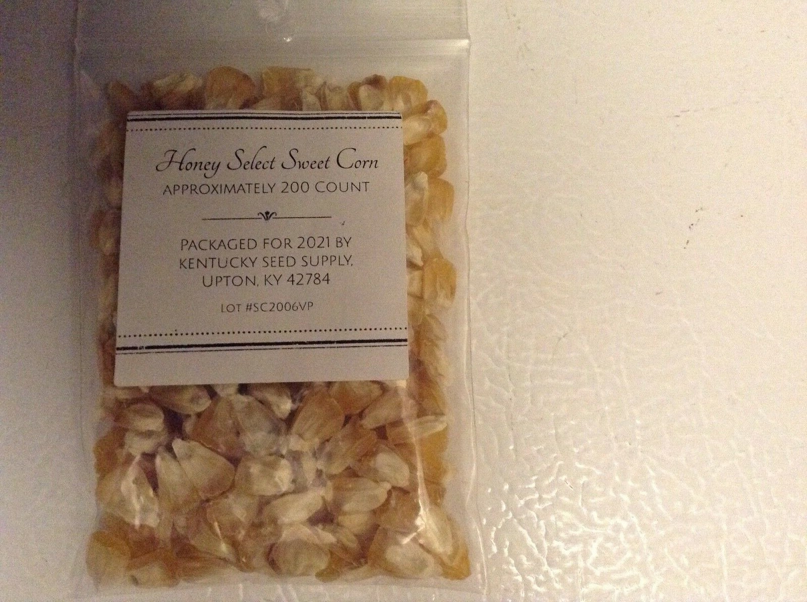 FREE SHIPPING. NON-GMO SEEDS. Honey Select Sweet Corn. 200 count.