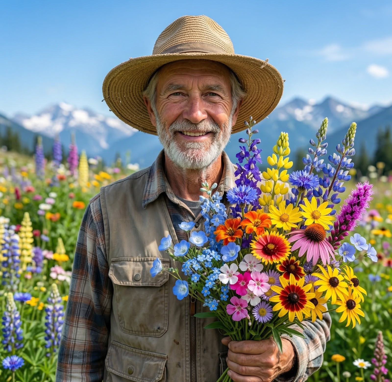 Wildflower Mix MOUNT RAINIER National Park Inspired Garden Pollinator 500 Seeds!