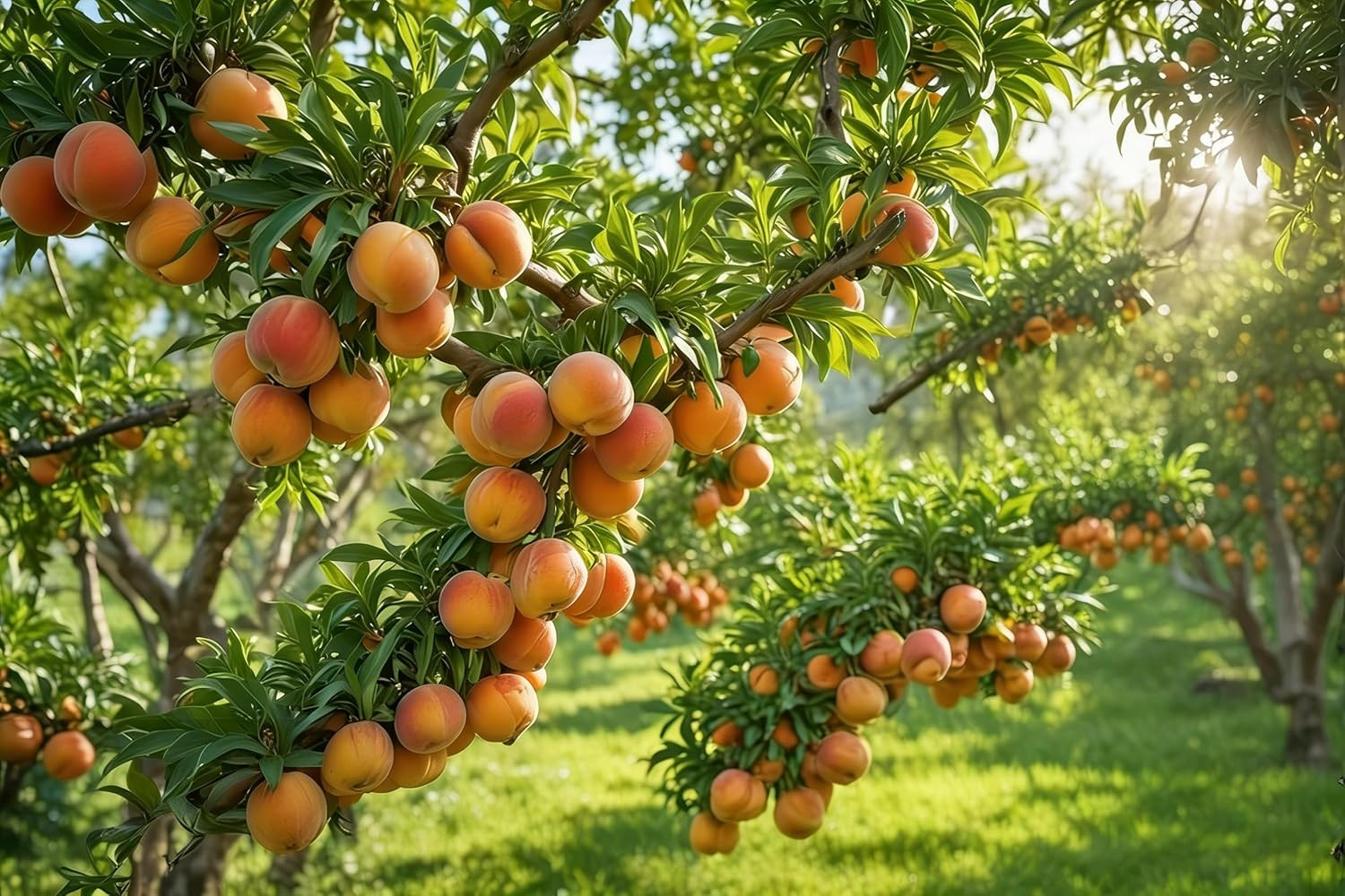 Organic Dwarf Peach Seeds for Planting Outdoor, 5Pcs Perennial Organic Peachs Fr