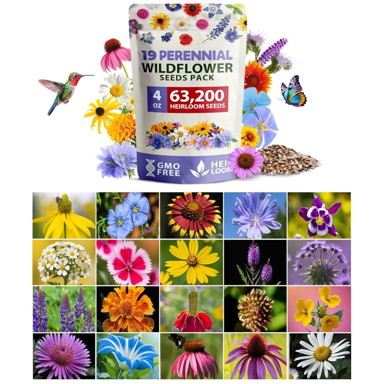 Pollinator Garden Wildflower Seed Mix
