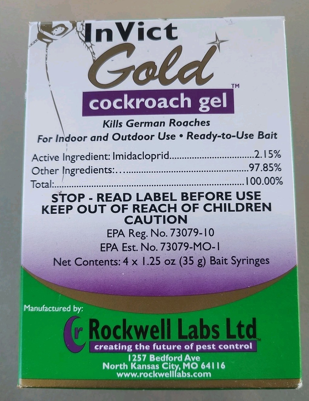 Gold Roach,4 Pack