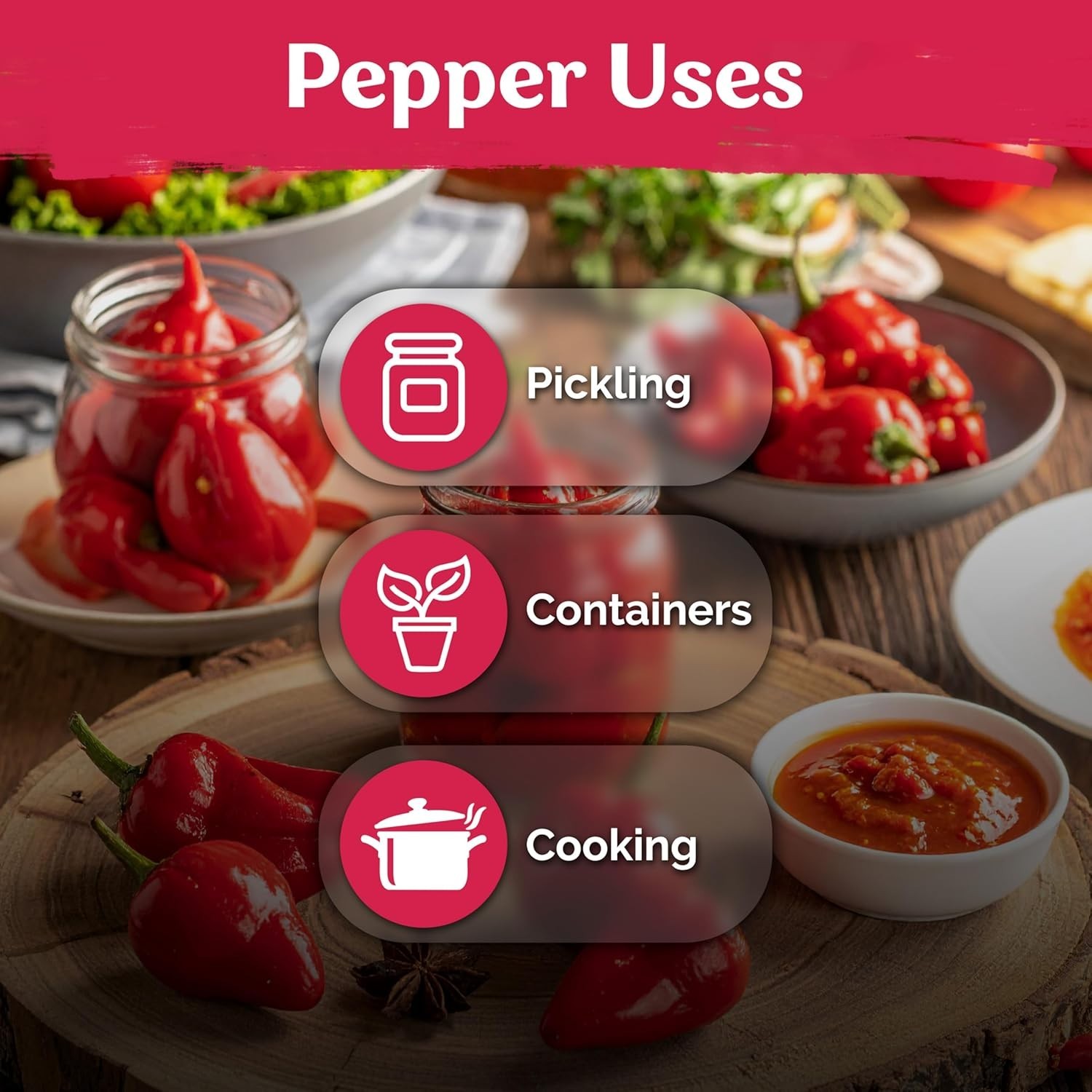 50 Compact Biquinho Pepper Seeds – Perfect for Limited Spaces & Vibrant Gardens