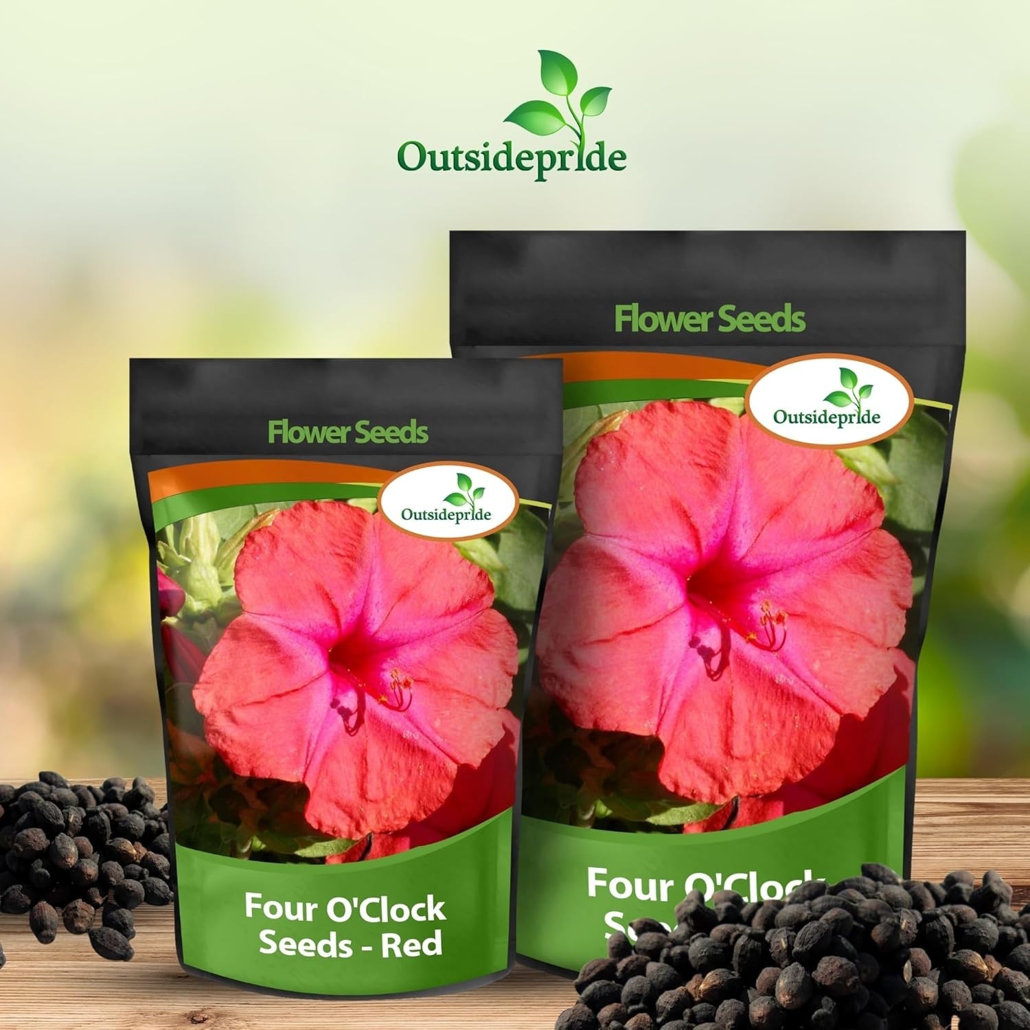 Deer-Proof Red Four O’clock Seeds – Fragrant Trumpet Blooms