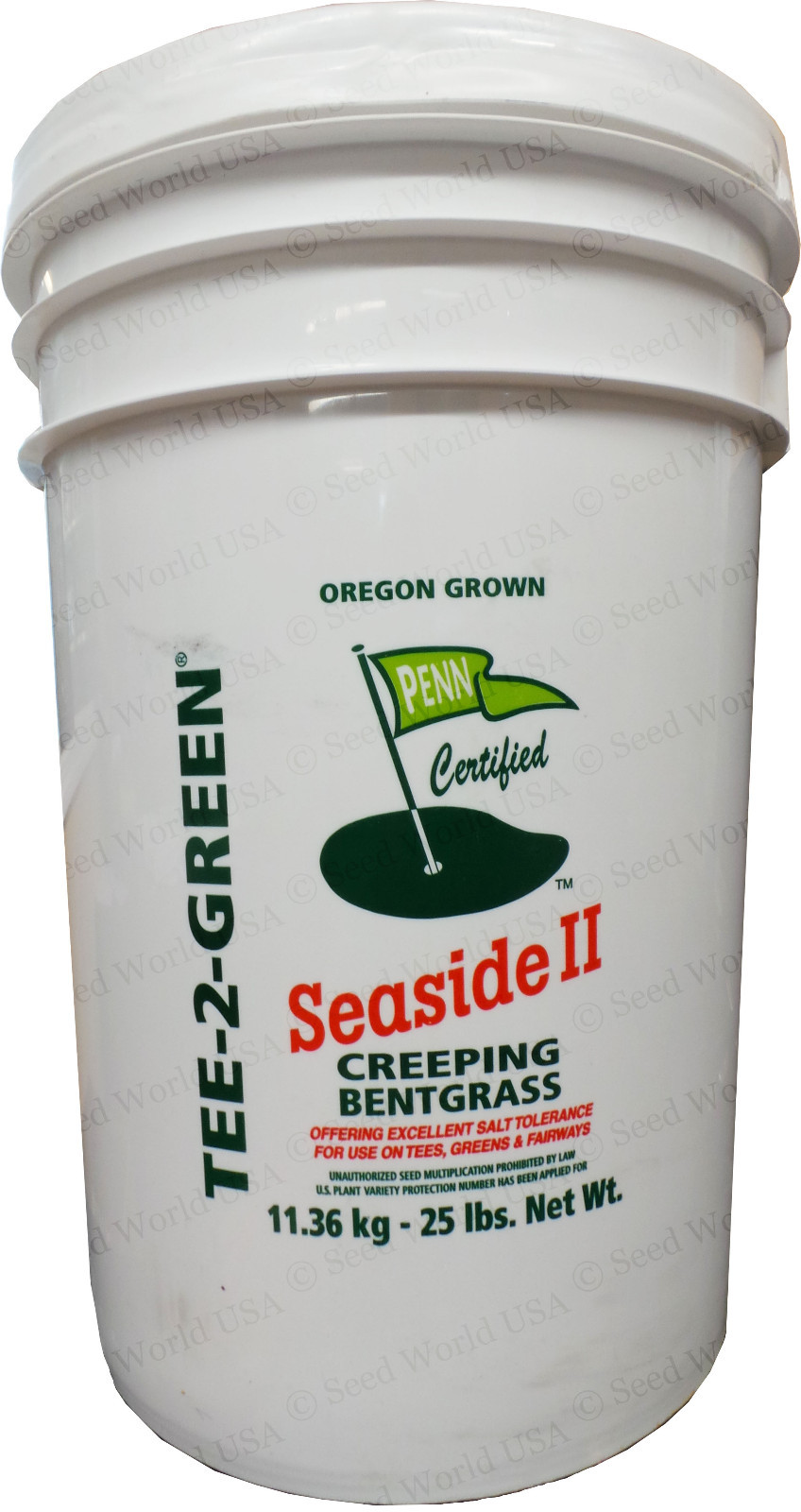 Seaside 3 Creeping Bentgrass Seed (Pure Select) – 25 Lbs. Pail