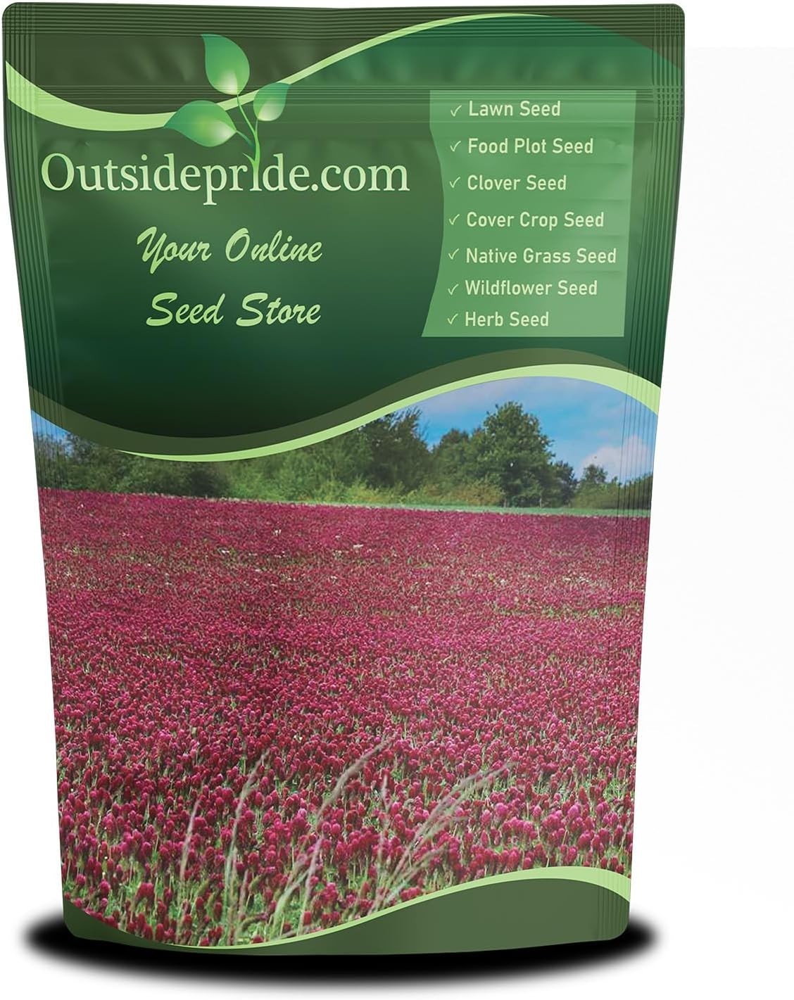 Versatile 10 Lbs Crimson Clover Seeds – Nutrient-Rich Cover Crop for Wildlife
