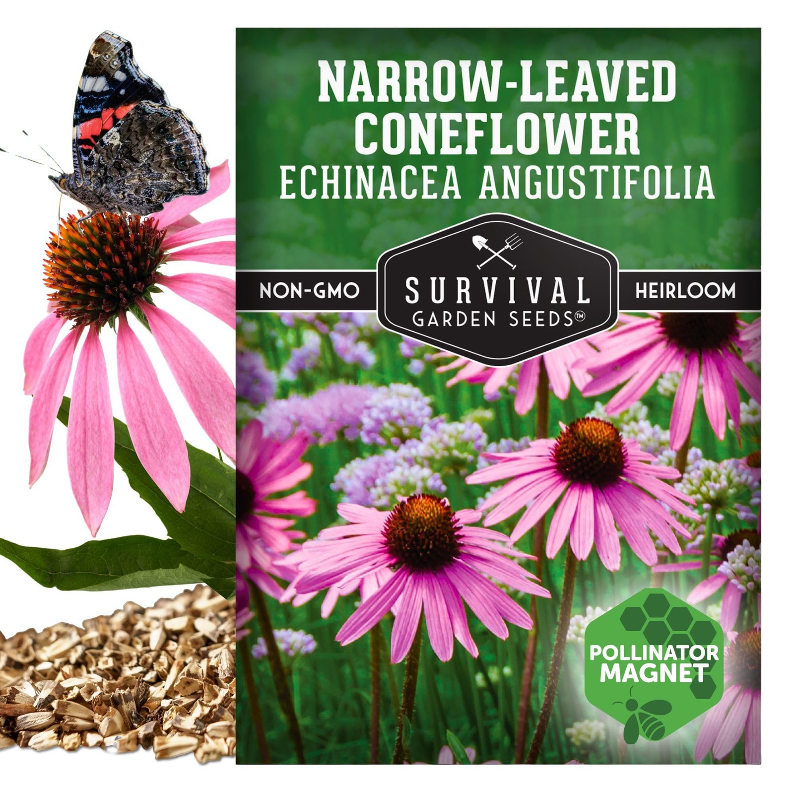 – Narrow-Leaved Coneflower Seeds for Planting | Echinacea angustifolia | Drou…