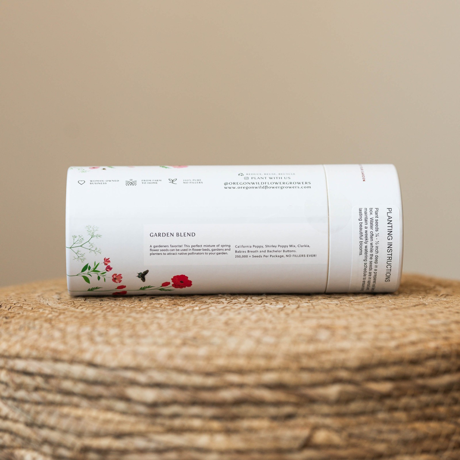 Wildflower Seed Blend. 250,000+. 9 Seed Blend For Garden Lovers.