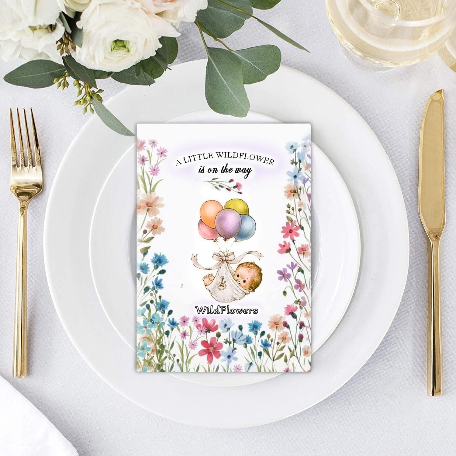 20 Wildflower Seed Packets – Baby Shower Favors for Guests – Gender Reveal Pa…