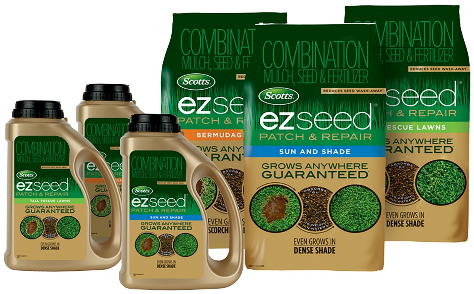Scotts EZ Seed Patch & Repair Tall Fescue Lawns 40 lbs. Covers up to 890 sq. ft.