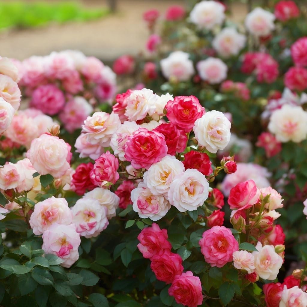 250 Count Mixed Climbing Rose Flower Seeds – Ornamental for Summer Blooms