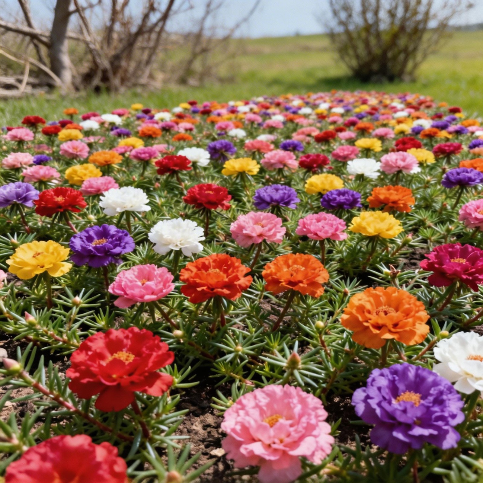 50 Pcs Purslane Seeds | Home Garden Outdoor Herb Plant Seeds