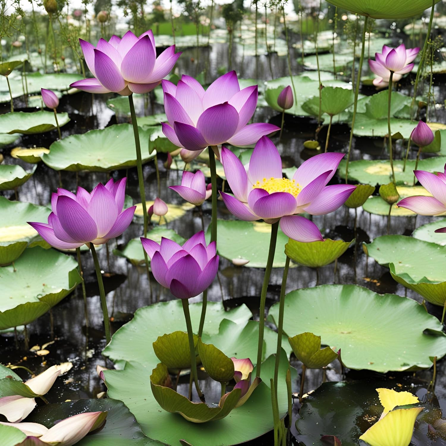 35 Miniature Water Lily Seeds Variety Pack for Bowls, Ponds & Water Gardens Non-