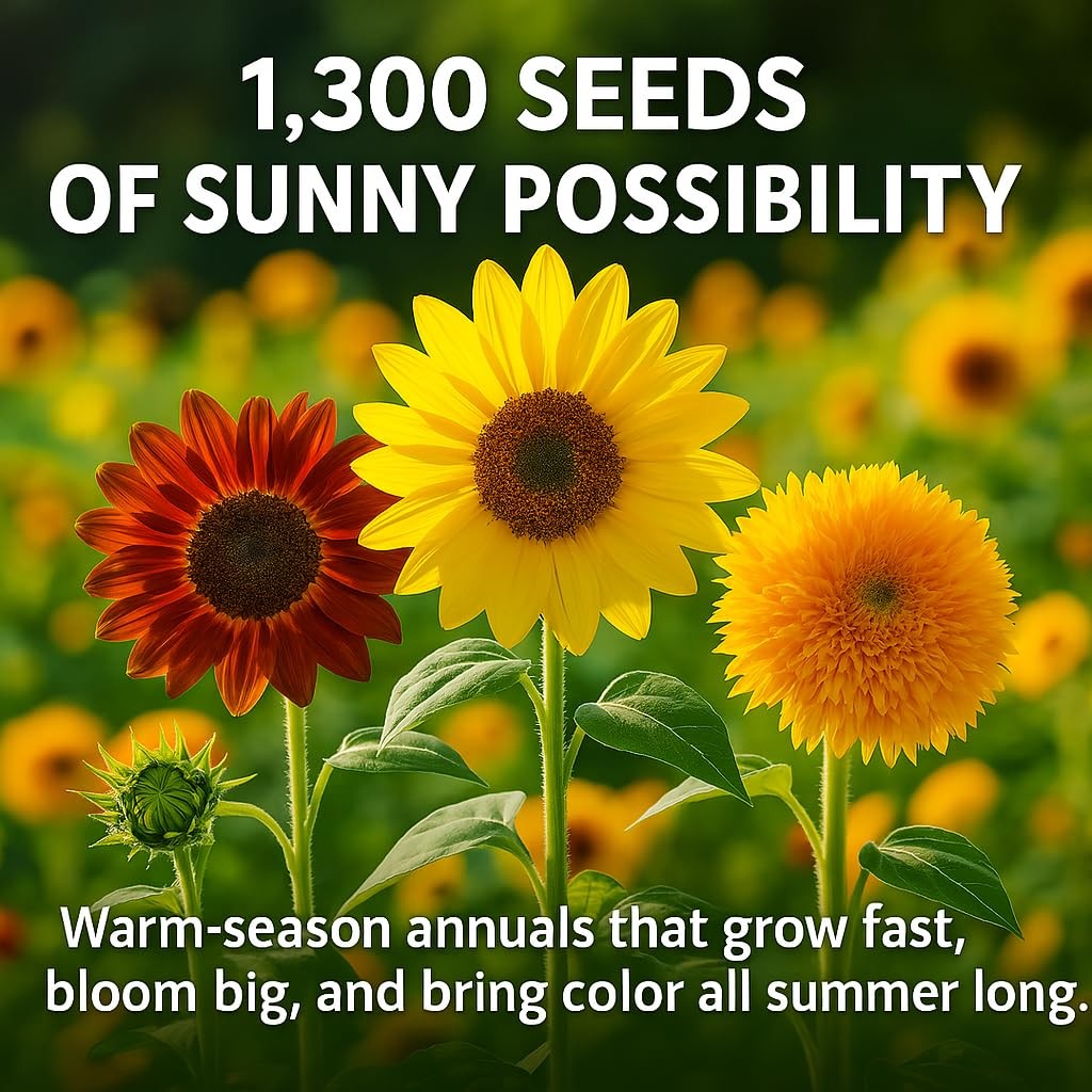 Bulk Sunflower Seeds for Planting Mammoth Dwarf Lemon Queen Giant 2oz