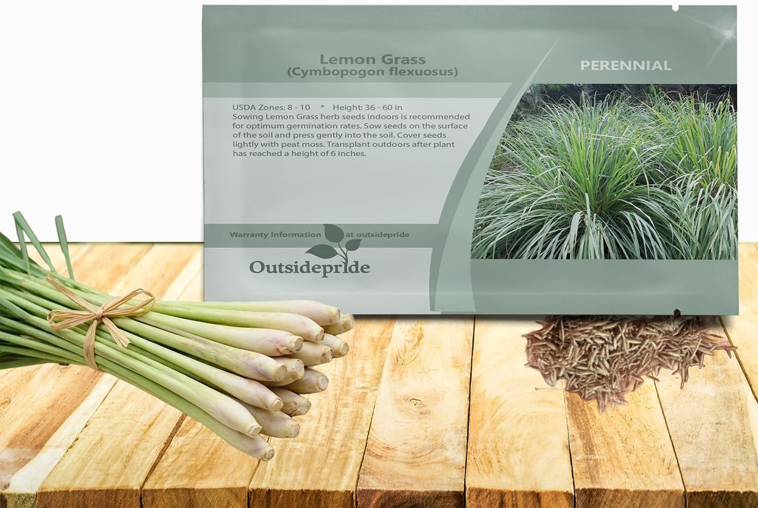 High Germination Lemon Grass Seeds – Aromatic Herb for Indoor & Outdoor Growing