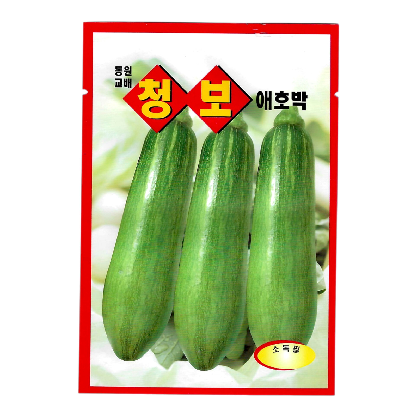Korean Zucchini Seeds 1 Pack | Soft Green Squash for Stir-Fry & Soup (애호박)