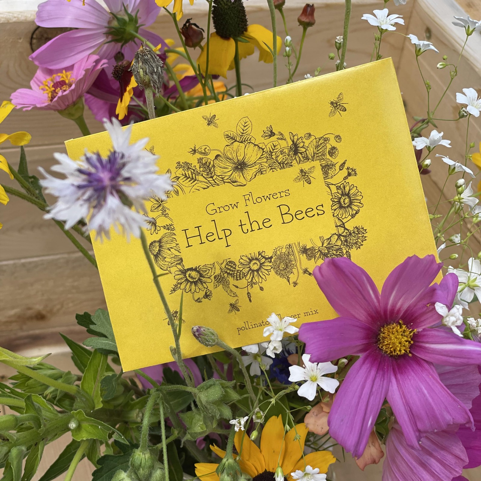 Bentley Wildflower Pollinator Mix, 25 NonGMO Packets for Garden Planting, Non…