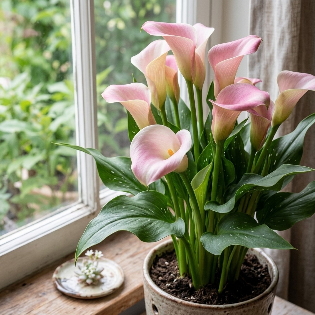 100Pcs Calla Lily Seeds, Outdoor Flower Seeds for Home Garden & Yard
