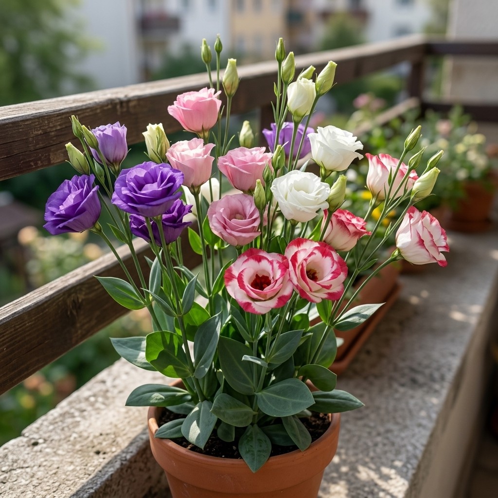 800PCS Lisianthus Seeds,Vibrant Garden Flowers for Outdoor Indoor Planting