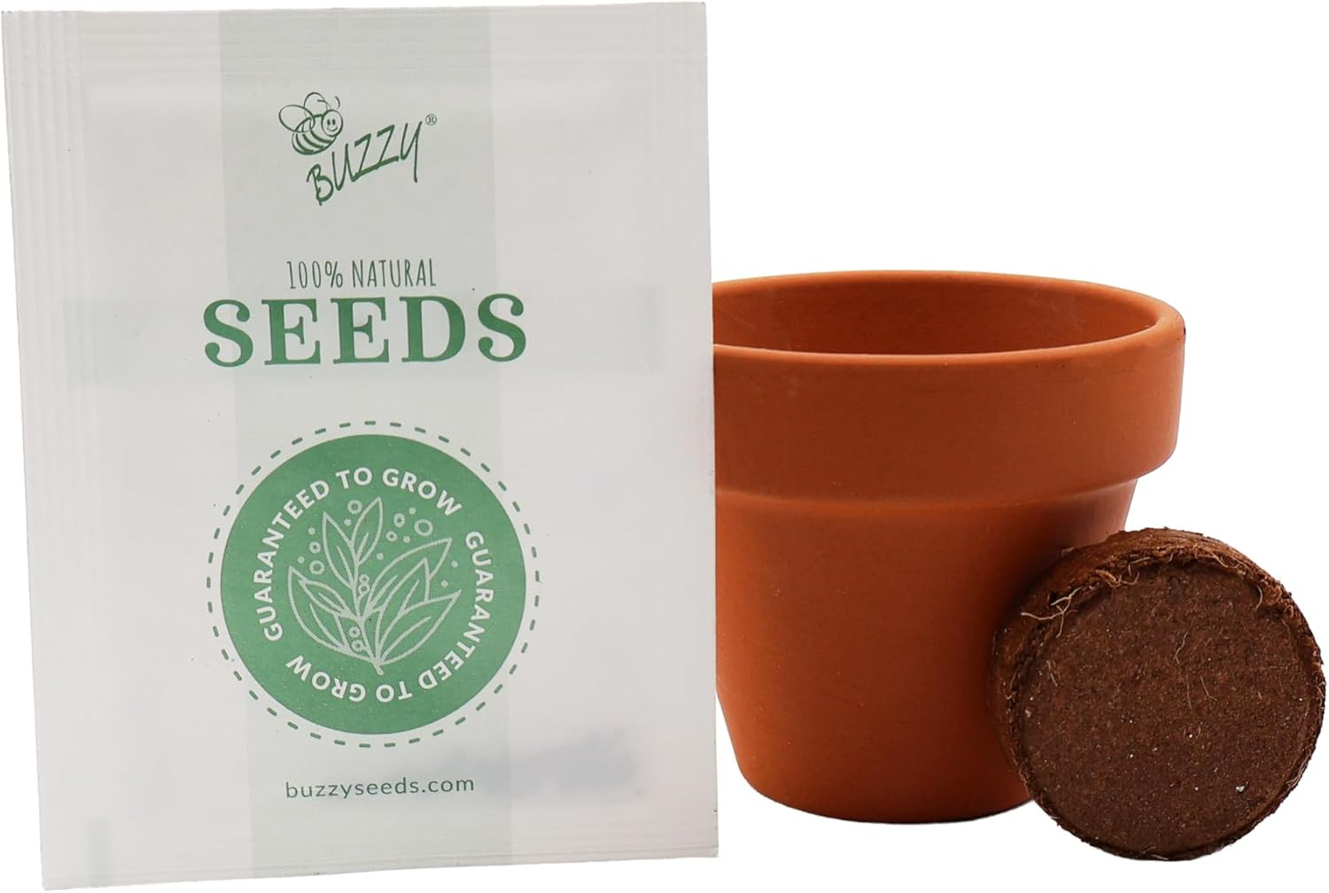Seeds Poppy Grow Kit 12-Pack – Mini Terracotta Pot Grow Set – Complete Indoor/Ou