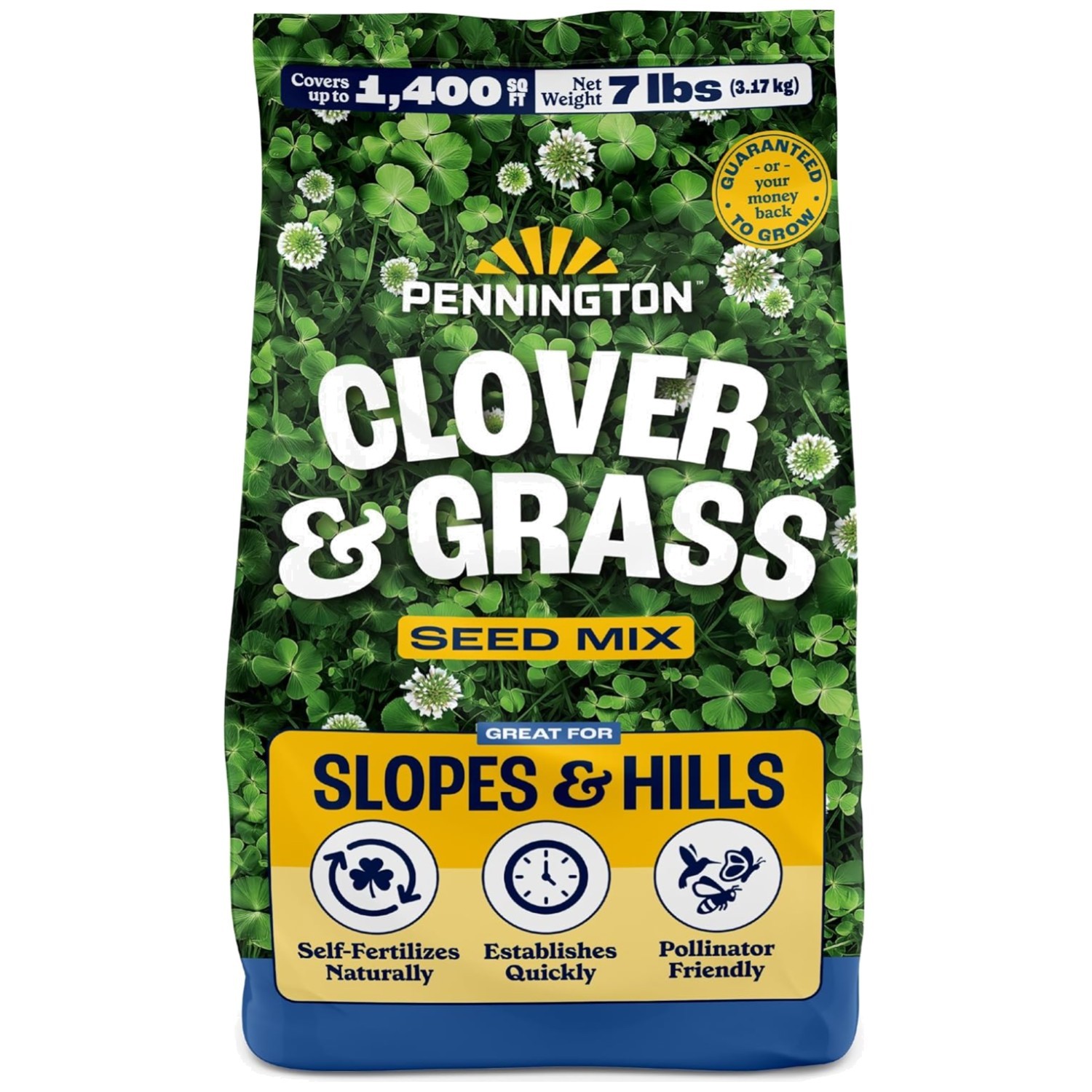 Pollinator-Friendly Grass & Clover Mix