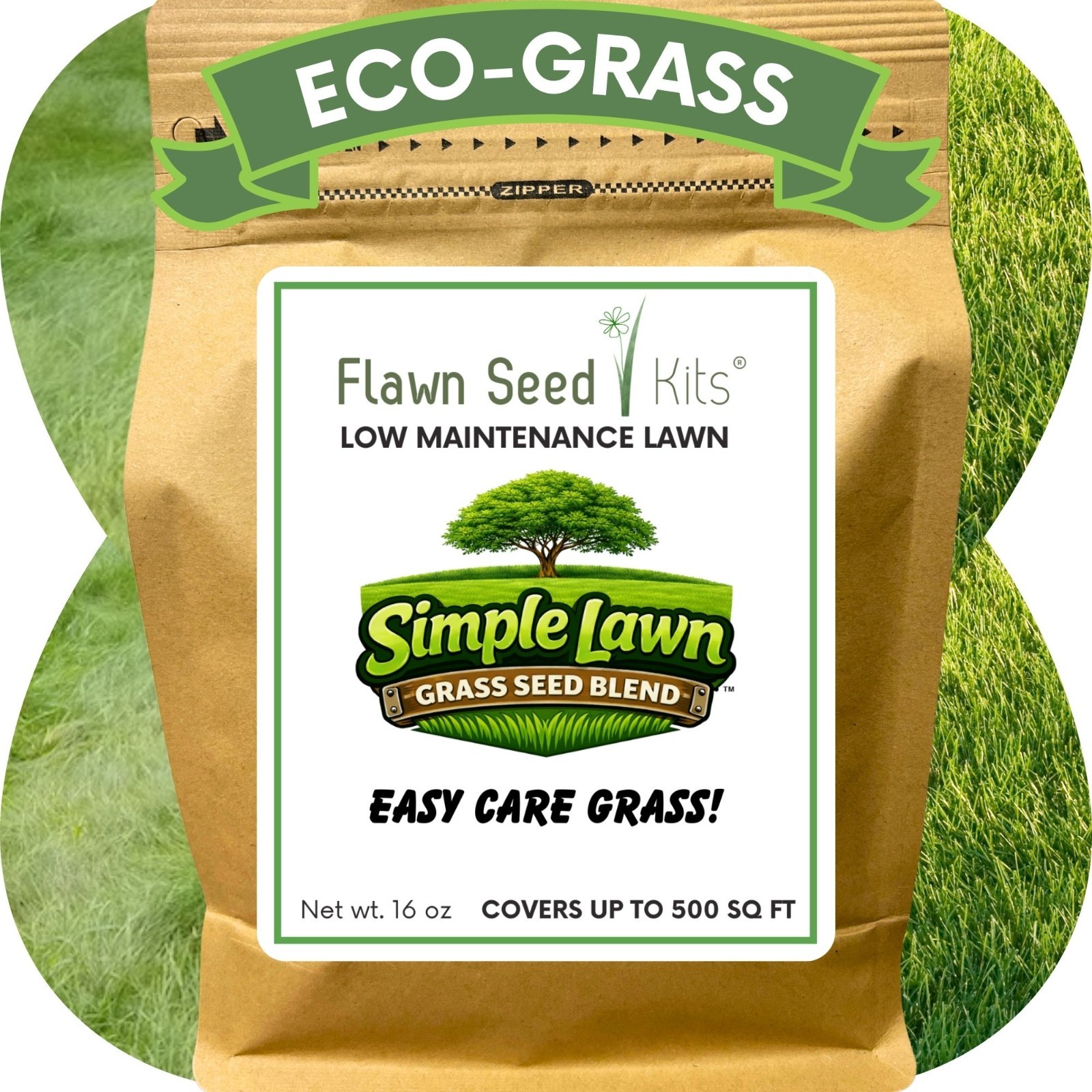 Mow Less Fine Fescue Grass Seed, Low Maintenance Lawn, Shade Tolerant
