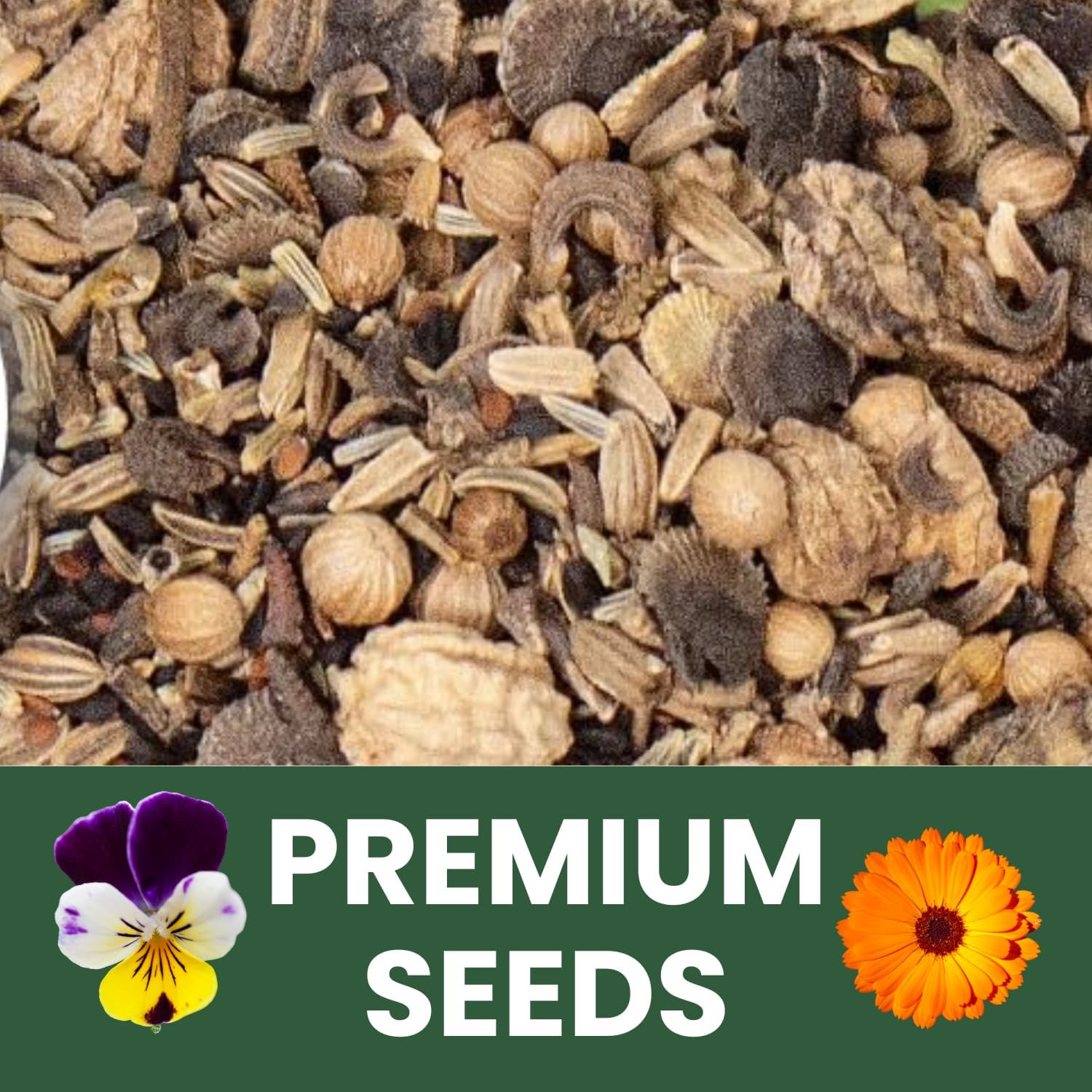 Gourmet Edible Mix – 1,000 Premium Seeds for Planting – Fresh Culinary Flowers &