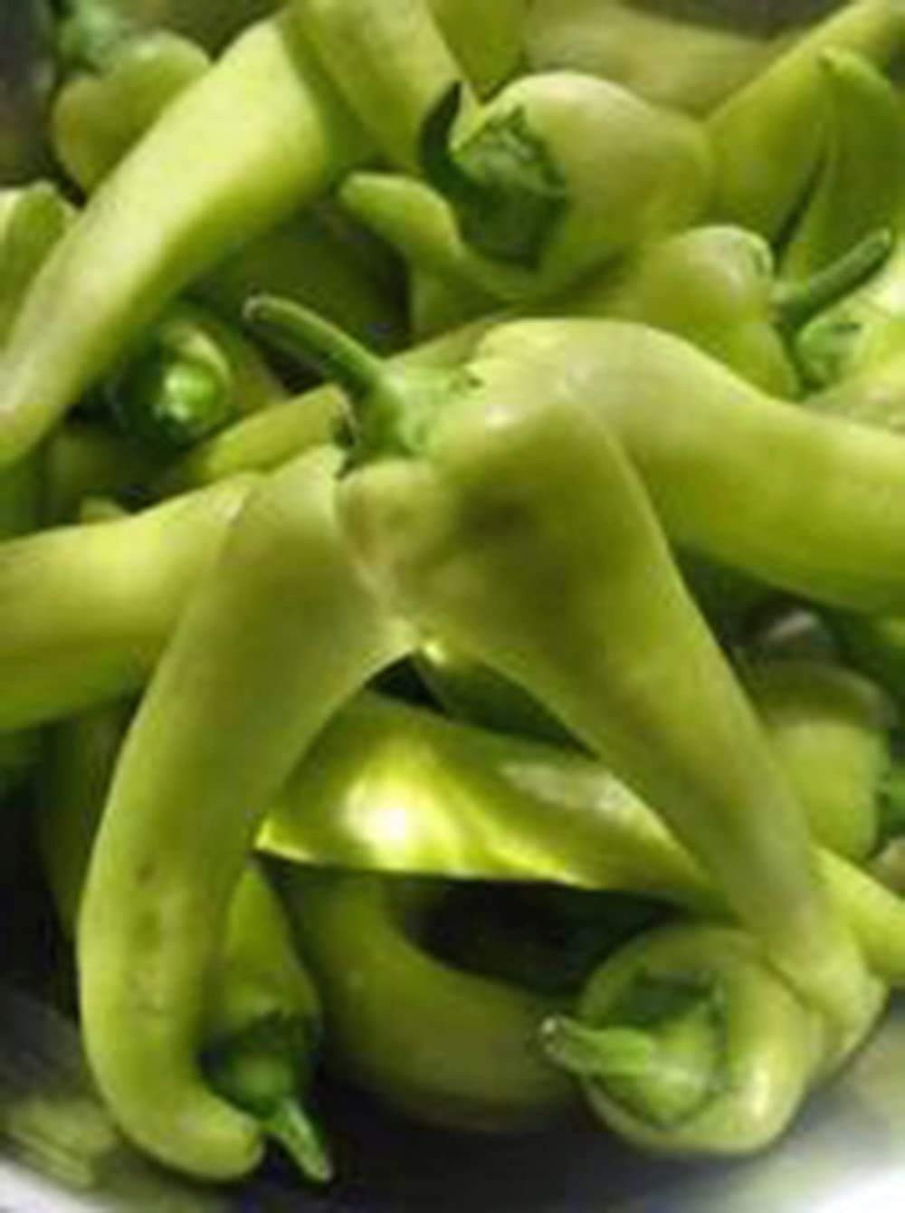Sweet Banana Pepper Seeds, Heirloom, 100 Count, Mild & Great for Salads