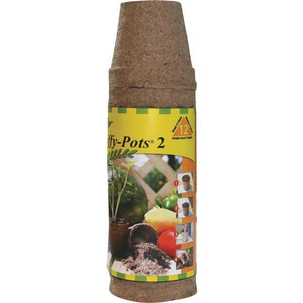 (3-12pk)-Jiffy 2-1/4 In. W. Round Garden Peat Seed Pot OMRI certified JP212