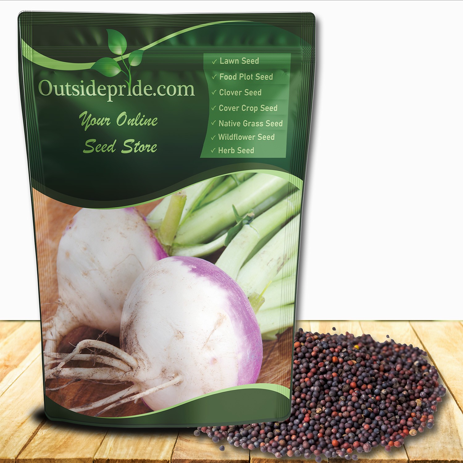 10 LB Purple Top Turnip Seeds – Bulk Brassica Seed For Food Plots, Cover Crops