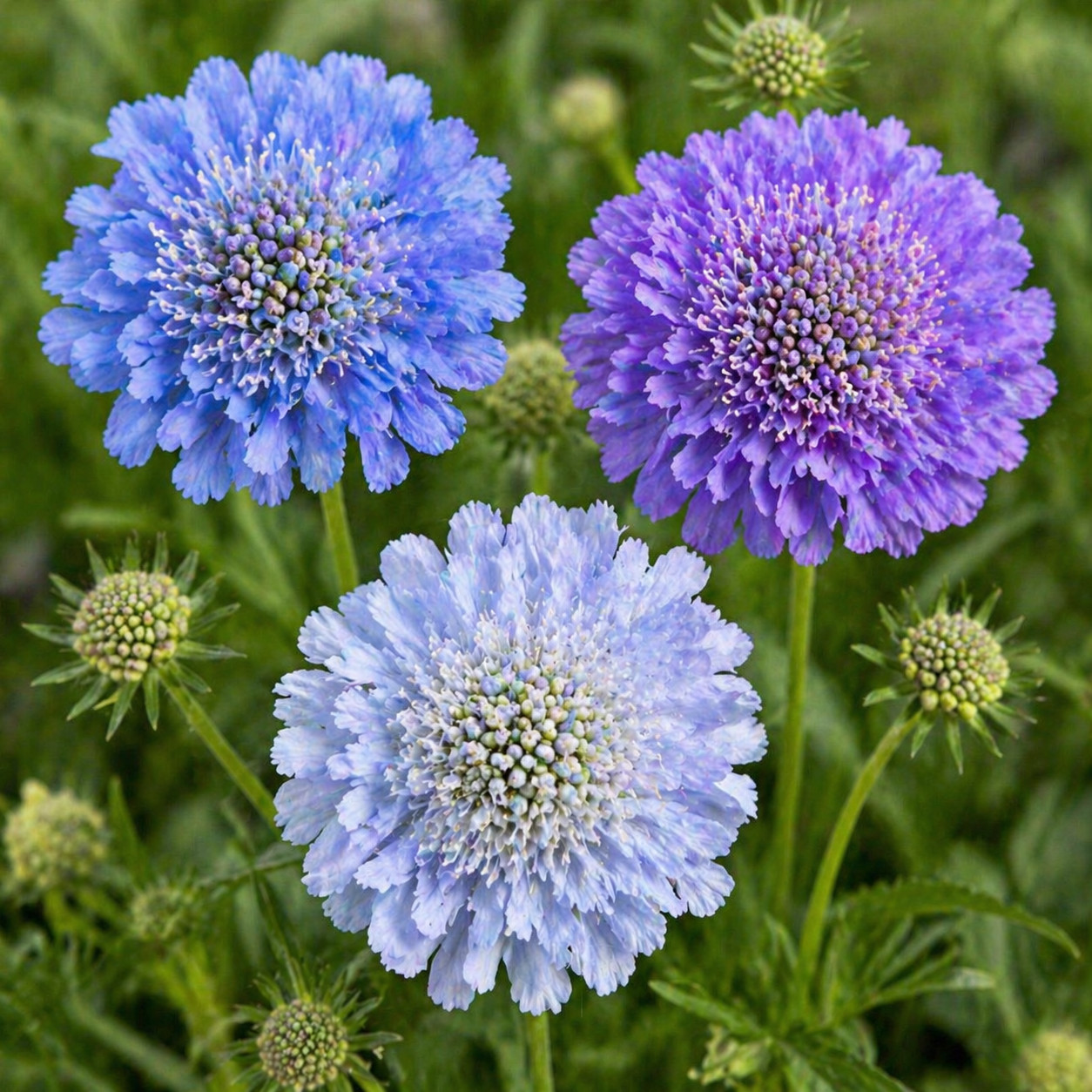 Seascape Mix Scabiosa Seeds 75+ Seeds Mum Flower, Flower Seeds, Annual