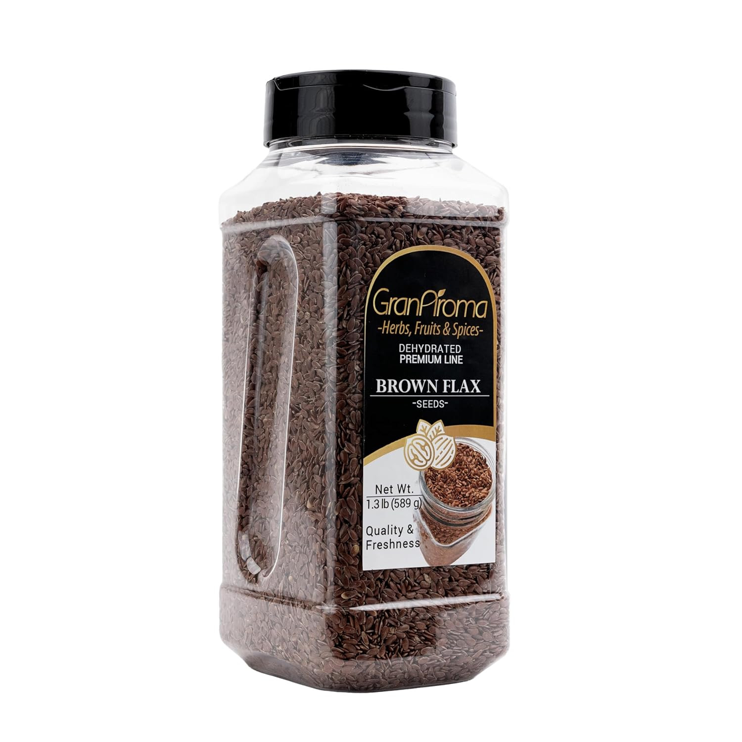 Brown Flax Seeds, Baking, Egg Replacement, Linseeds (1.3 Pound)
