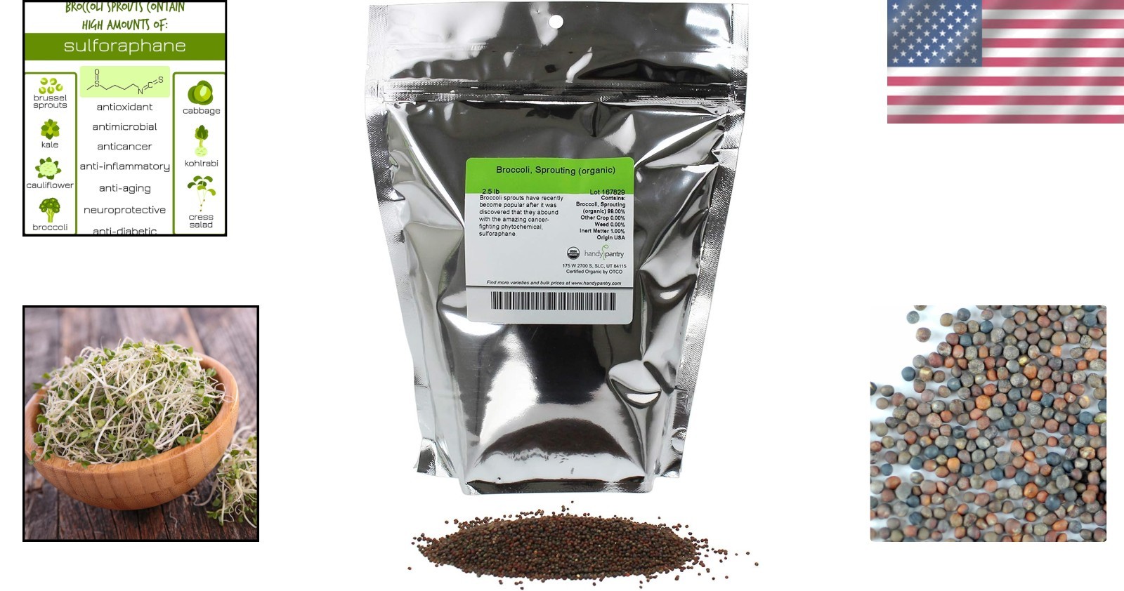 Heirloom Non-GMO Organic Broccoli Seeds – Powerful Superfood