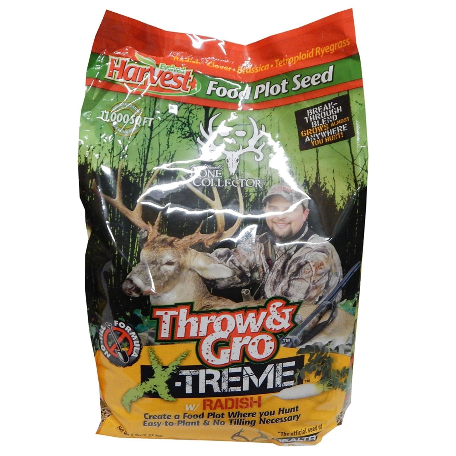Deer Food Plot Seeds 5 Lbs – Easy Plant, Fast-Grow, No-Till, Radish Forage