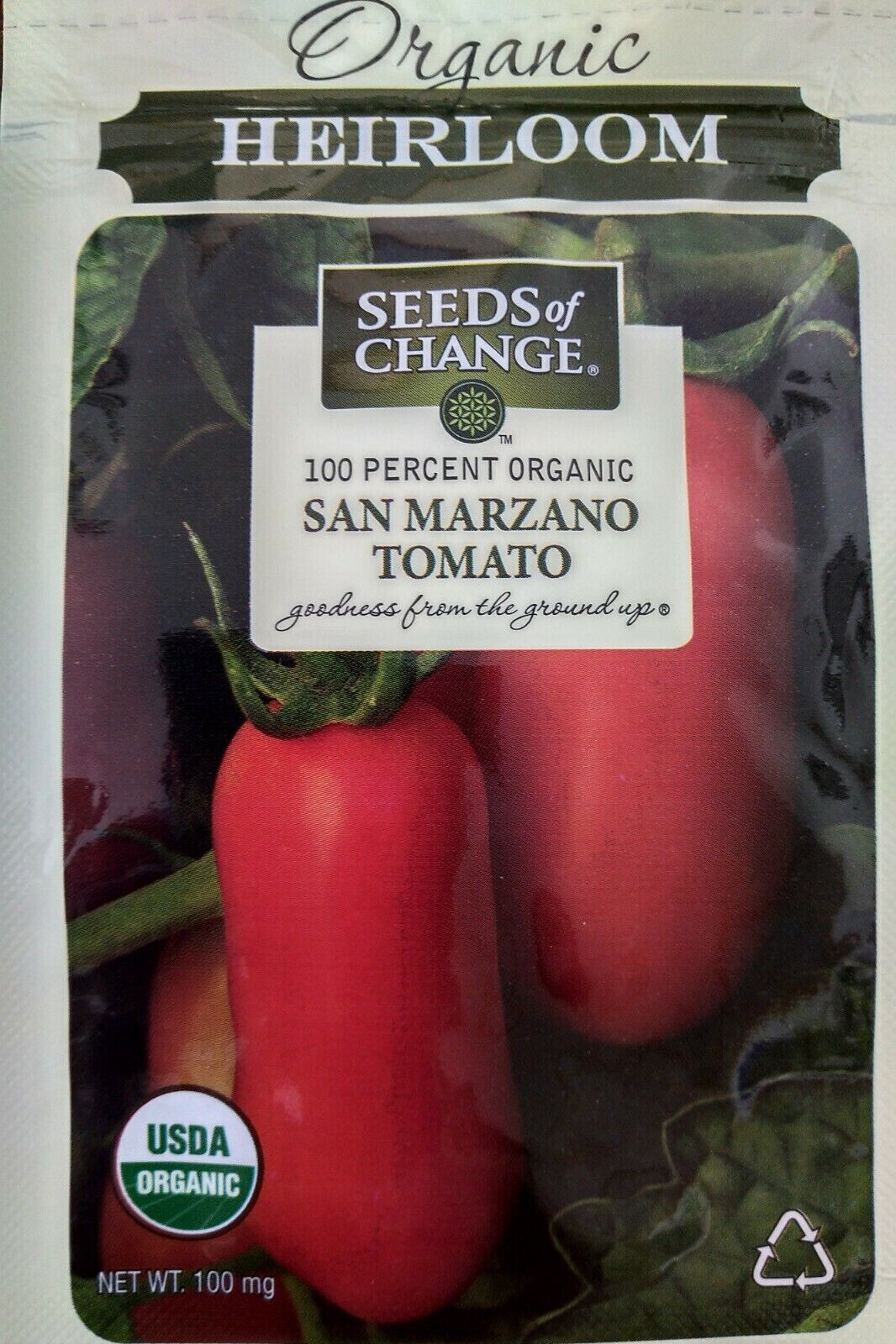 Tomato San Marzano Organic Vegetable Seeds – Seeds of Change sell by 12/22