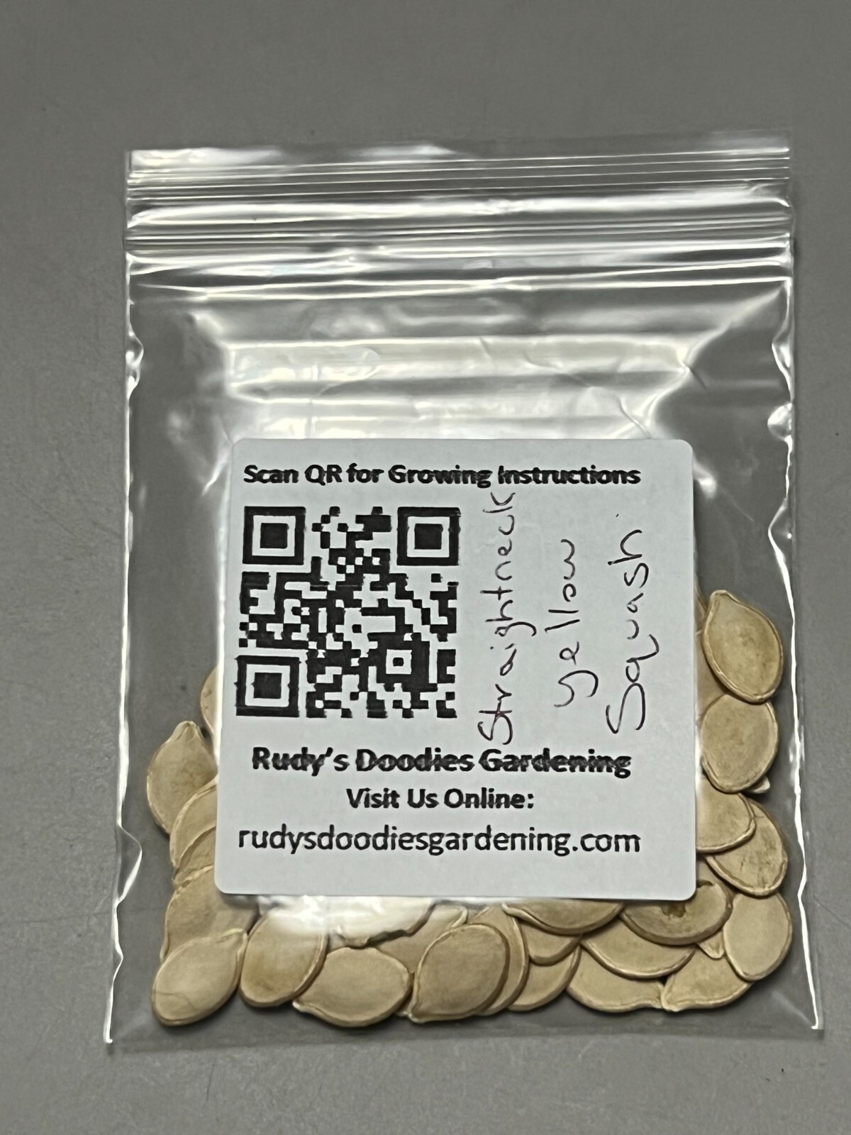 Yellow Straightneck Squash Seed, Heirloom, NON-GMO / Heirloom