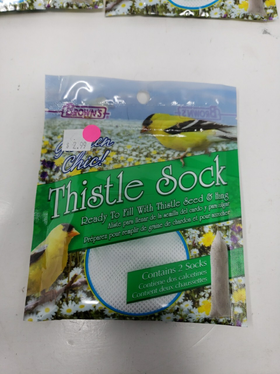 Lot Of 7 F.M. Brown’s Garden Chic Thistle Socks, 14 Total Socks