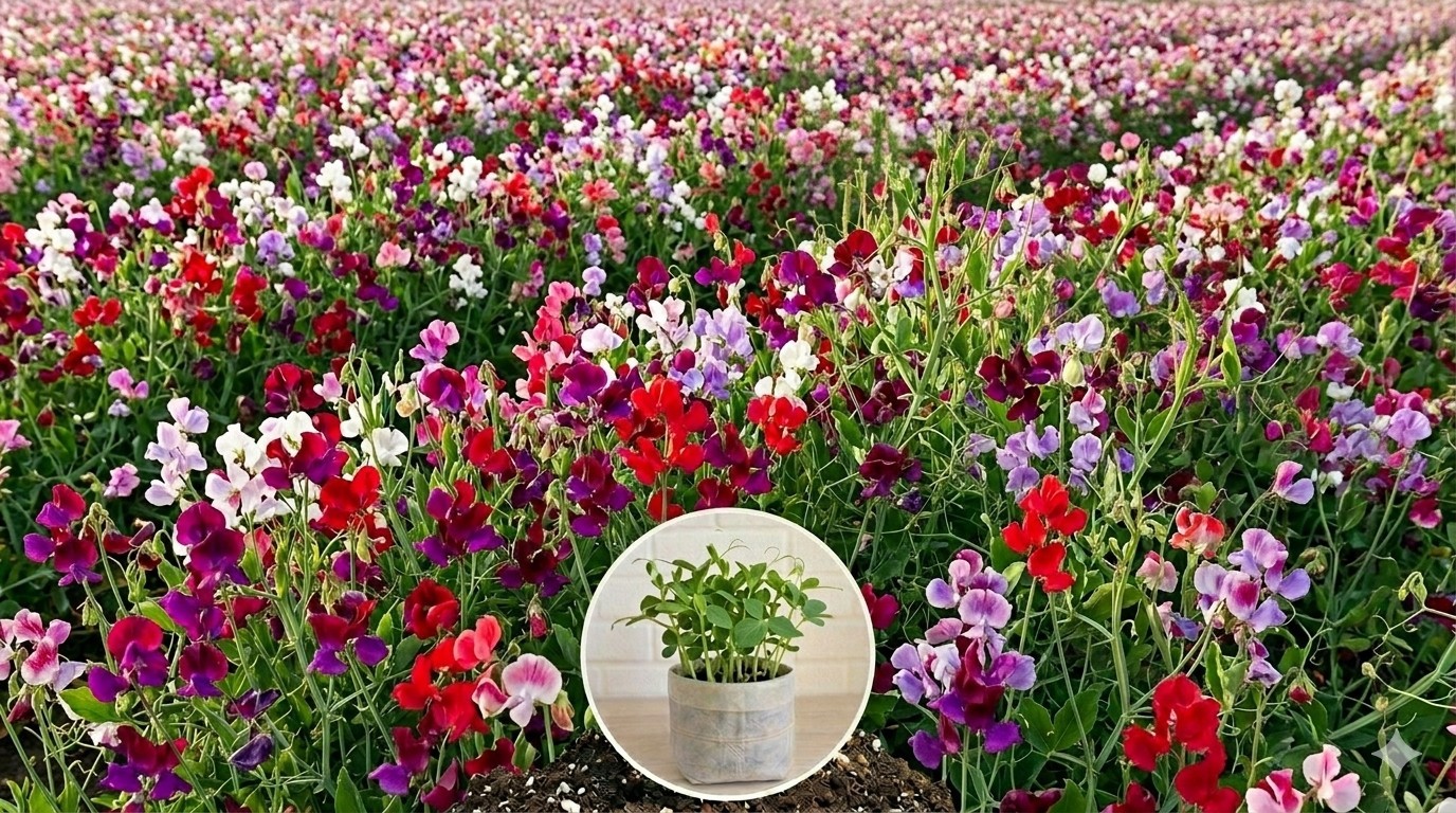 Sweet Pea Royal Mix – SEED SNAIL – Packed with seeds and ready to grow!