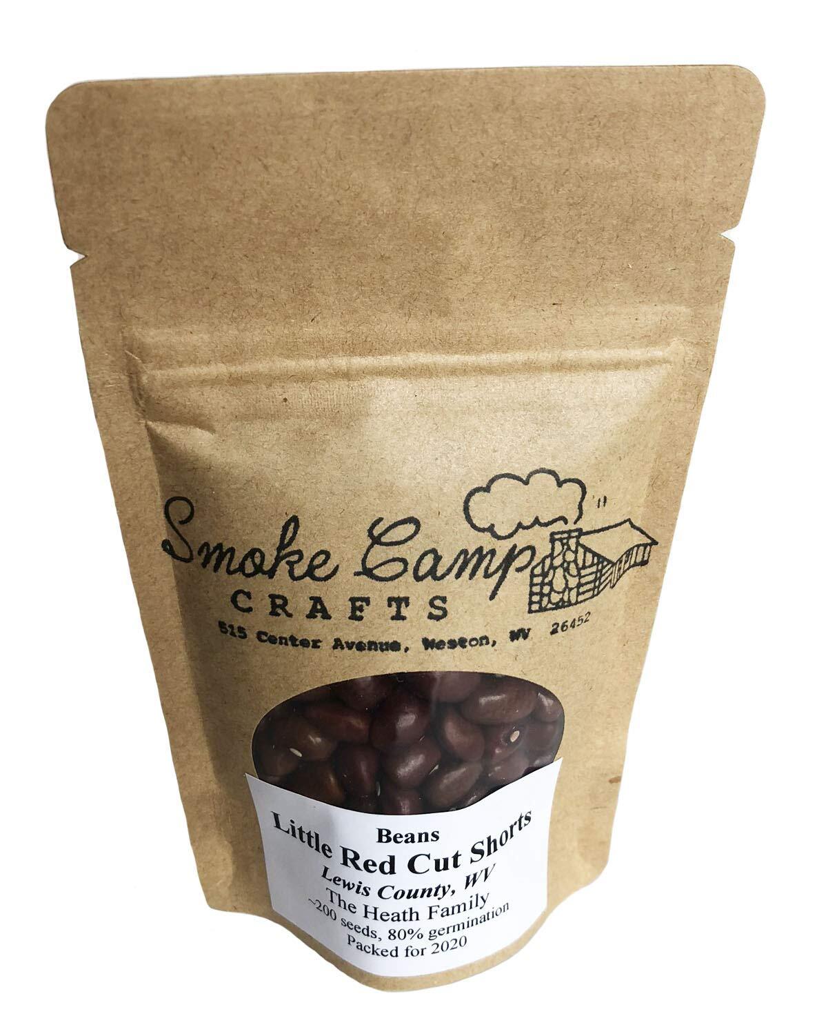 Little Red Cut Short Pole Beans – 200 Seeds