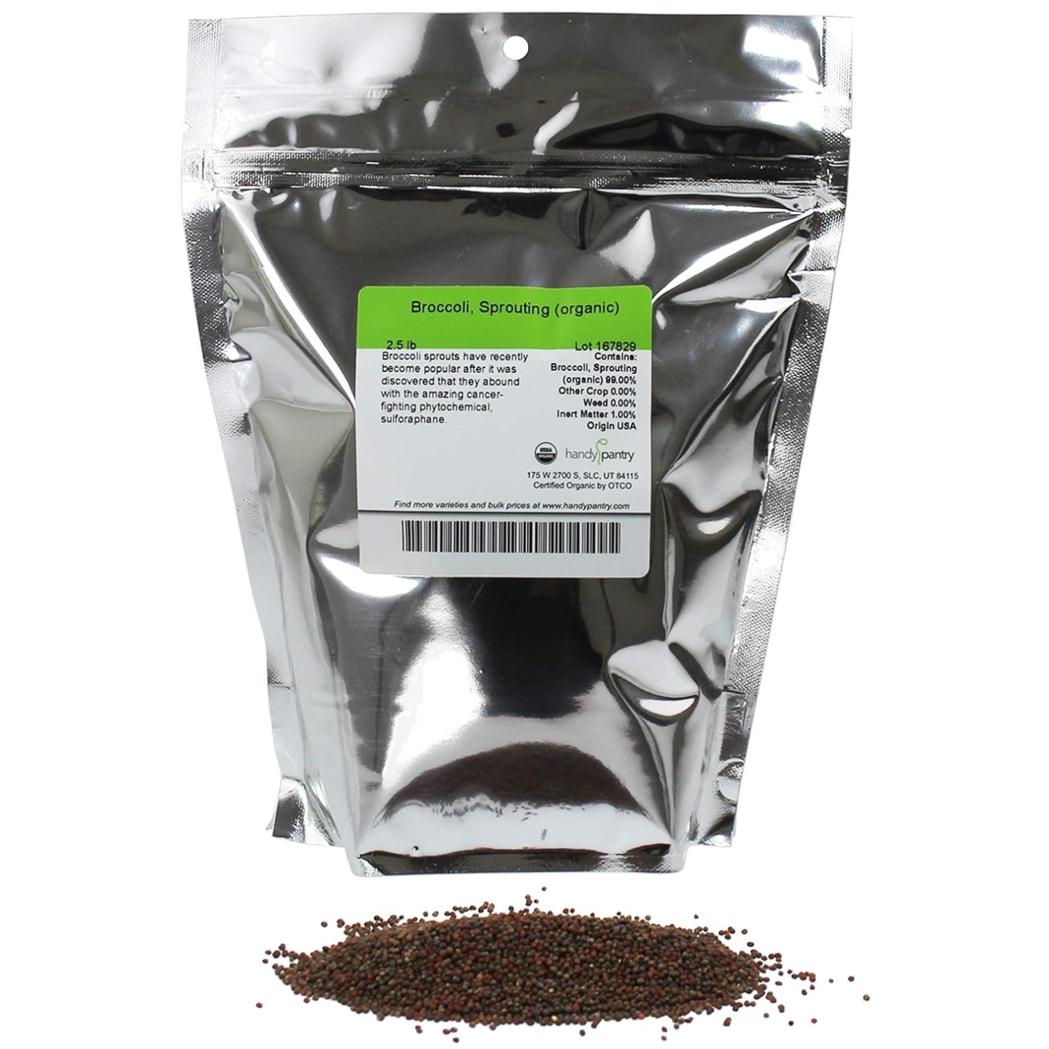 Heirloom Organic Broccoli Sprouting Seeds