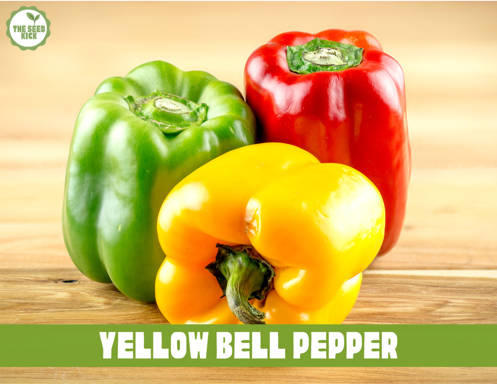 30+ Yellow Wonder Bell Pepper Seeds NON-GMO Fresh Garden Color Mix