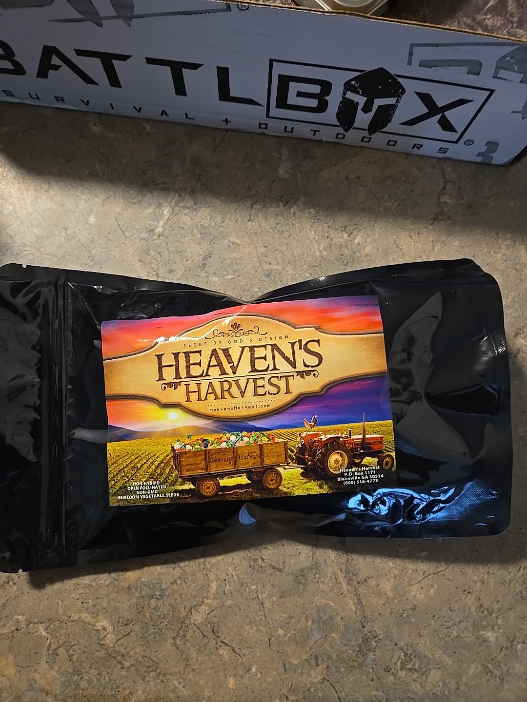 Heaven’s Harvest Survival Seed Bank Kit Non-GMO, Non-Hybrid Vegetables Seeds