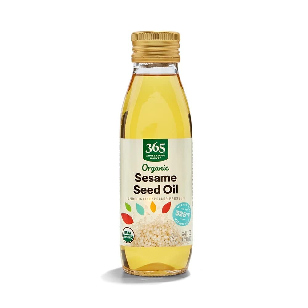 8.4 Oz Organic Sesame Oil in Protective Dark Glass – Healthy Cooking Essential