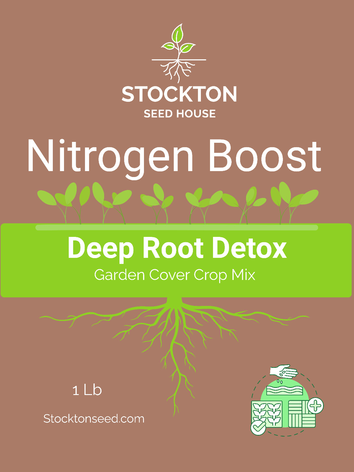 Best Garden Cover Crop Mix for Soil Health Nitrogen fixing Root Detox 1#