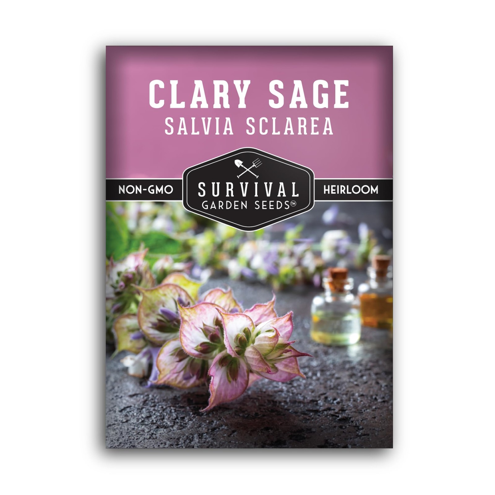 Clary Sage Seeds for Planting Medicinal Herb for Aromatherapy & Pollinators,…
